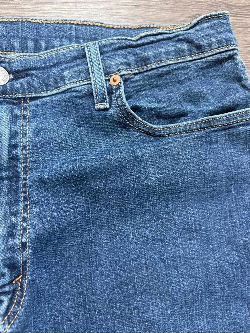 Levi's 514 Straight‎ Fit Men's Jeans W42 L30 Medium Wash Denim